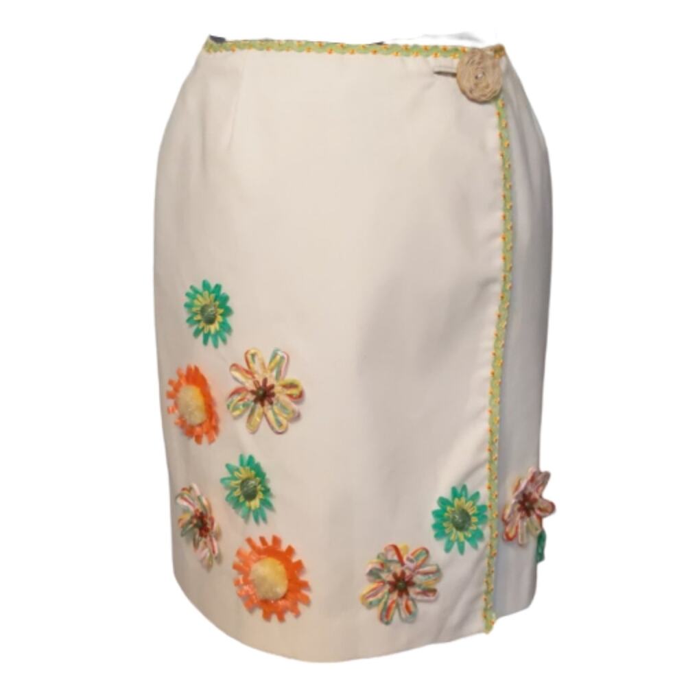 Sara Jane Floral Embellished Wrap Skirt 4